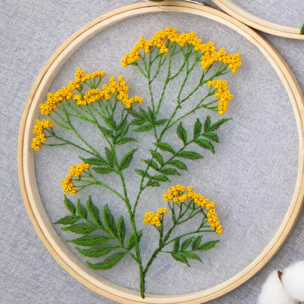 Wildflower Embroidery Kit for Beginners