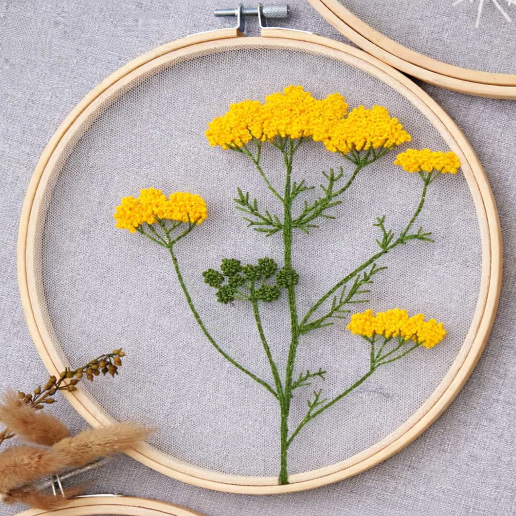 Wildflower Embroidery Kit for Beginners