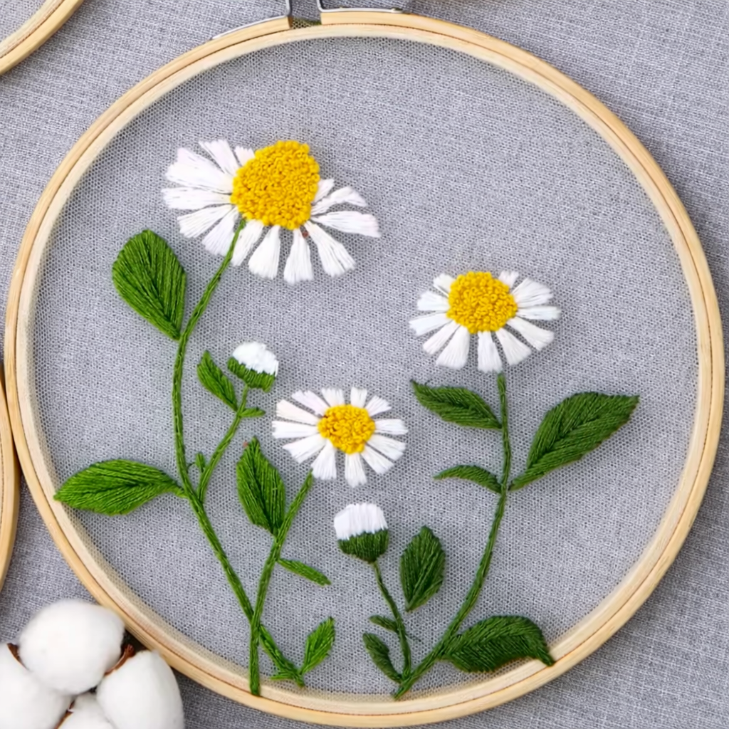 Wildflower Embroidery Kit for Beginners
