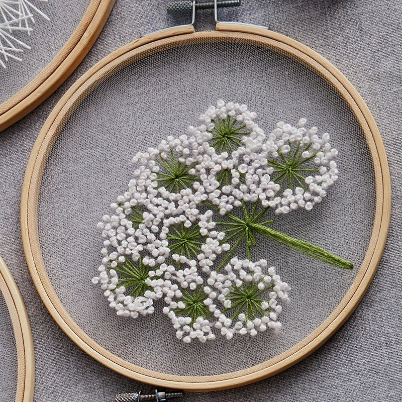 Wildflower Embroidery Kit for Beginners